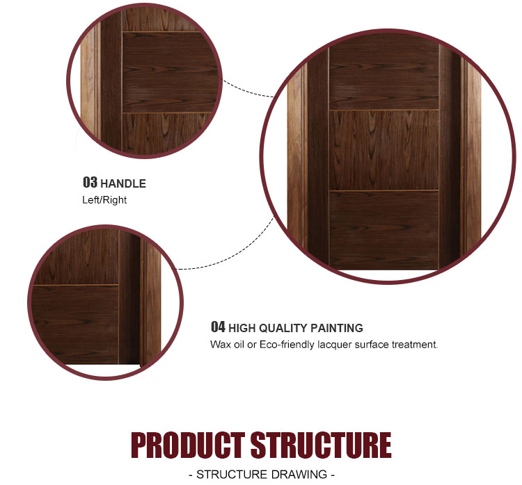 Chinese suppliers provide wholesale high quality solid wood door bedroom doors